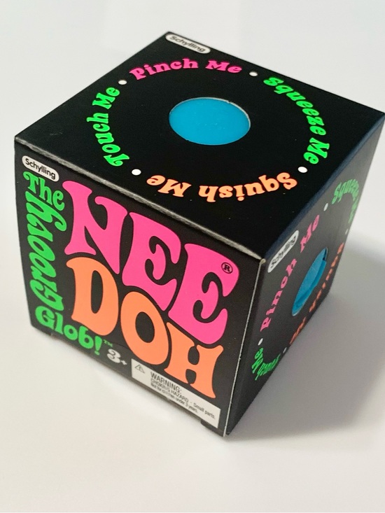 Schylling Other - NEEDOH Groovy Glob NEE DOH Ball Blue NEW Sensory Squishy